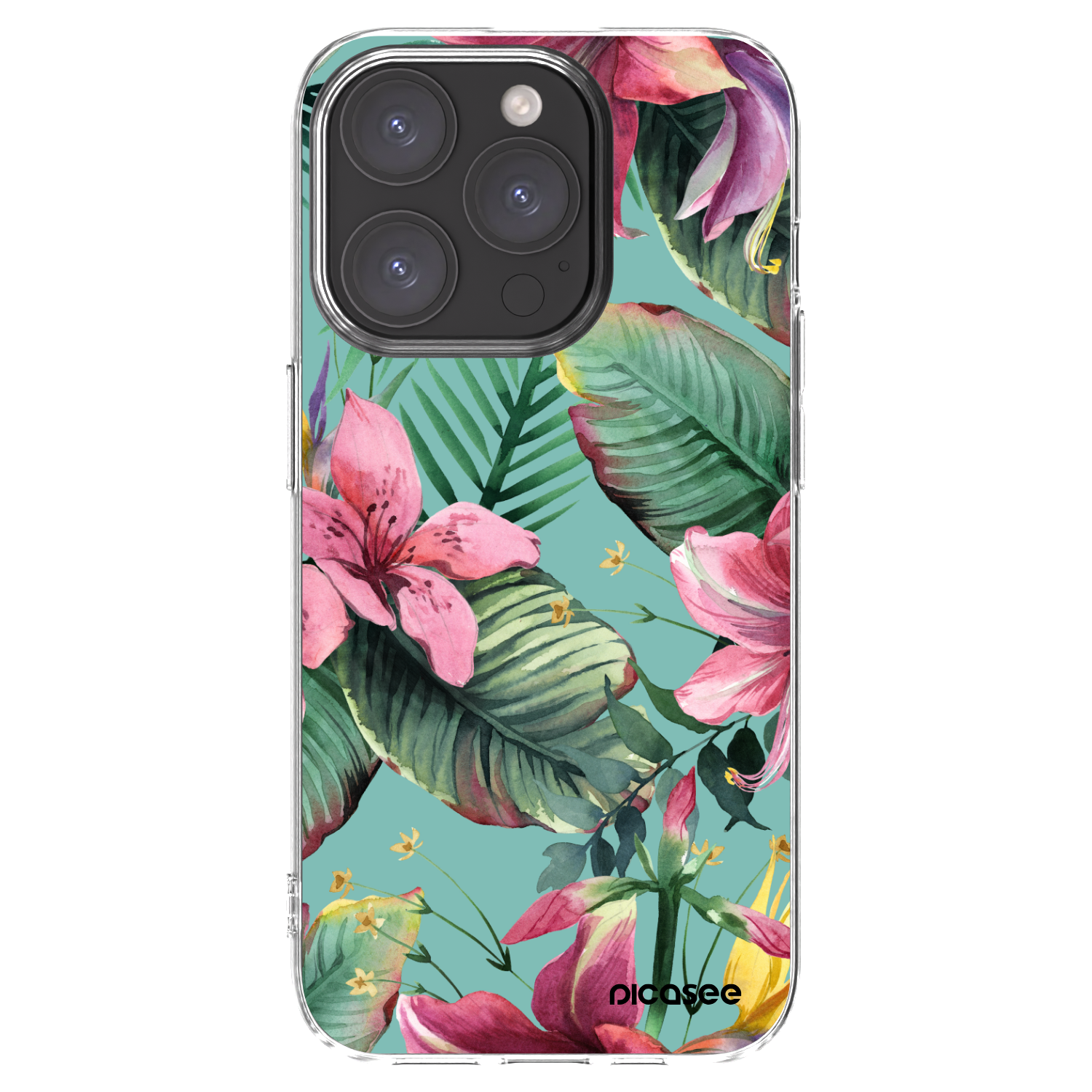 Picasee silikonska prozirna maskica za Apple iPhone 15 Pro - Hawaii