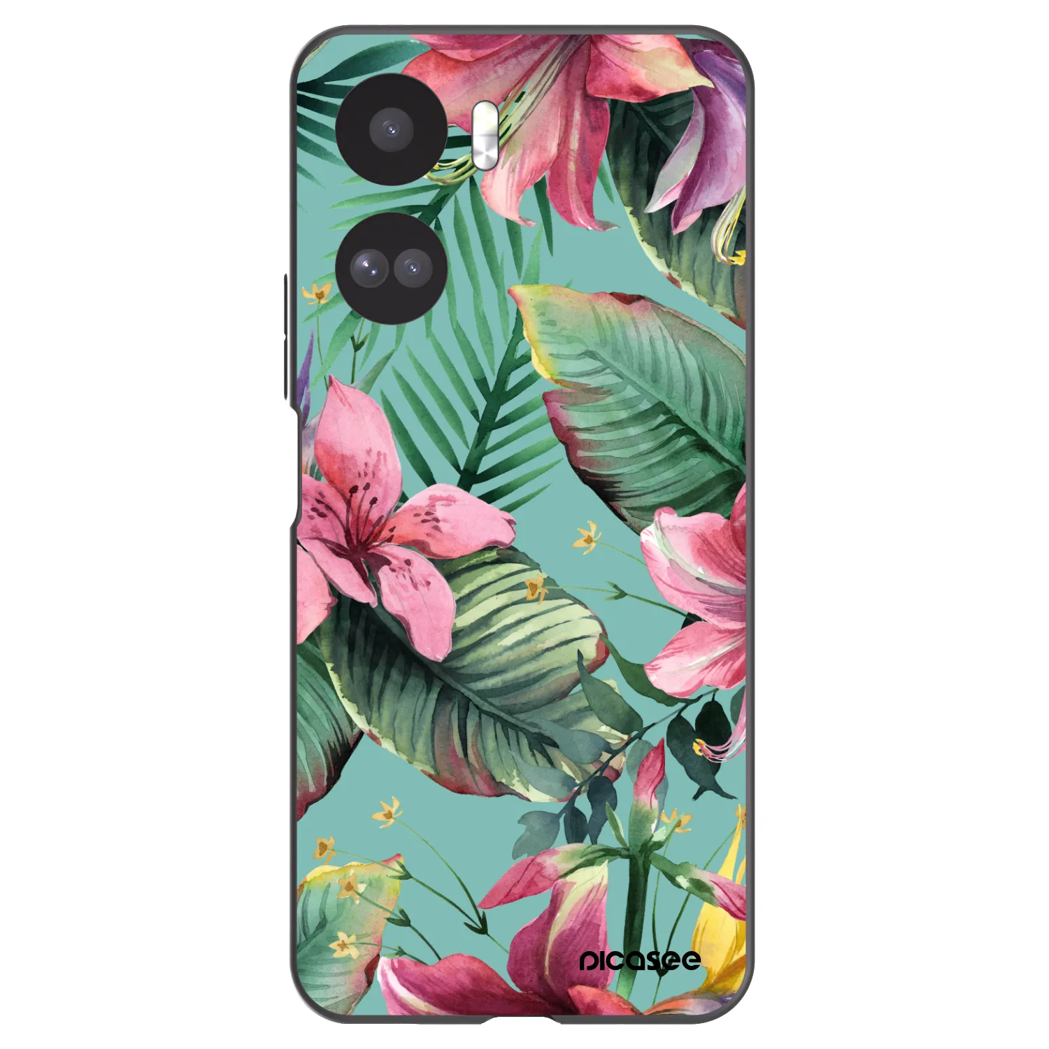 Picasee crna silikonska maskica za Honor 90 Lite 5G - Hawaii