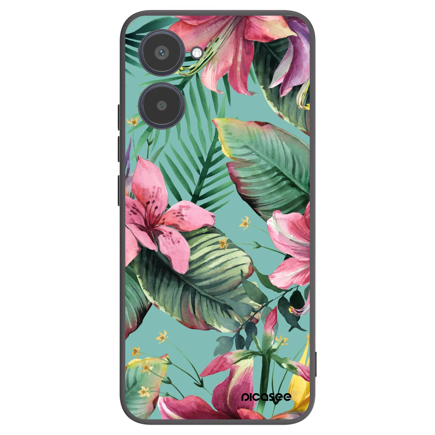 Picasee crna silikonska maskica za Realme 10 4G - Hawaii