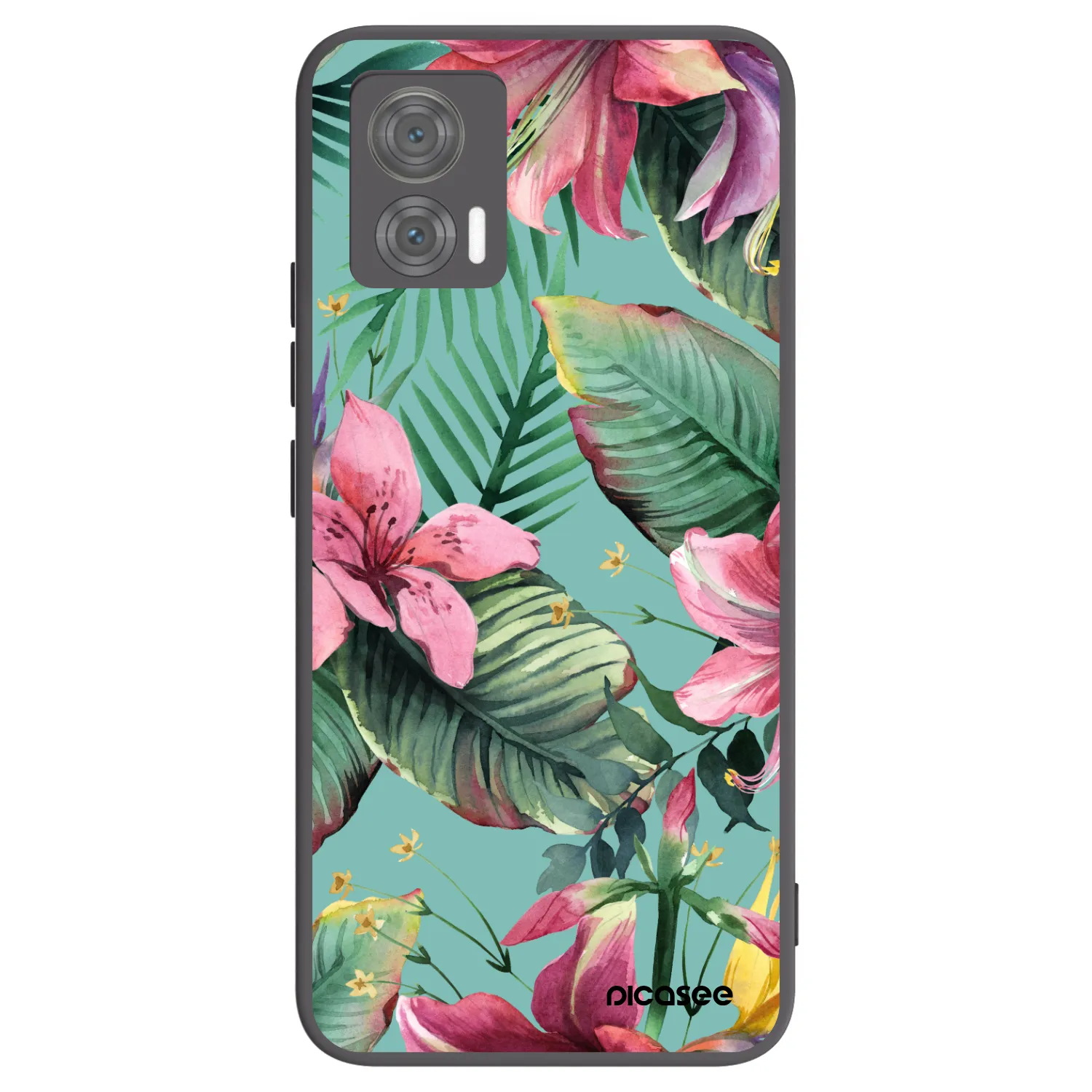 Picasee crna silikonska maskica za Motorola Edge 30 Neo - Hawaii