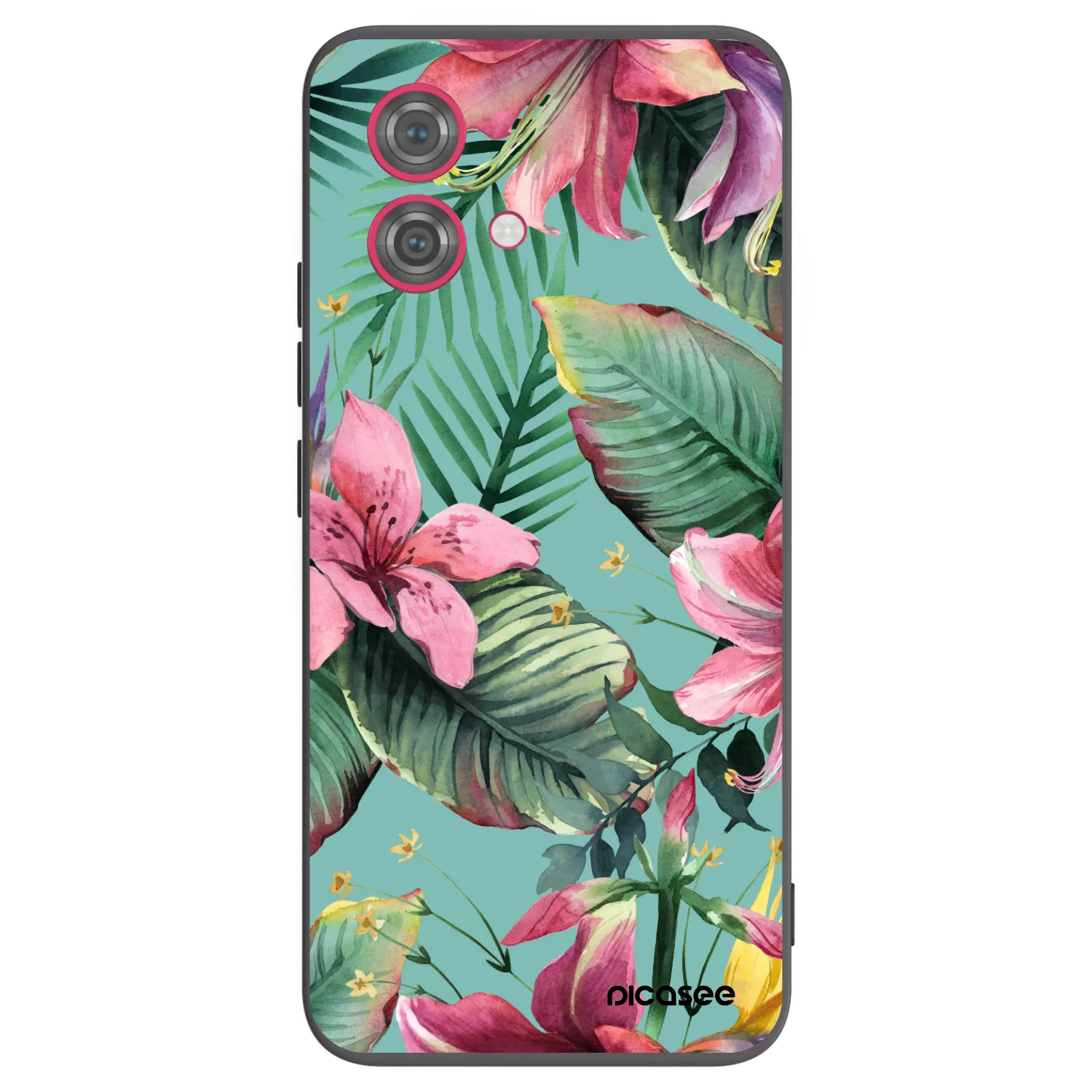 Picasee crna silikonska maskica za Motorola Moto G84 5G - Hawaii