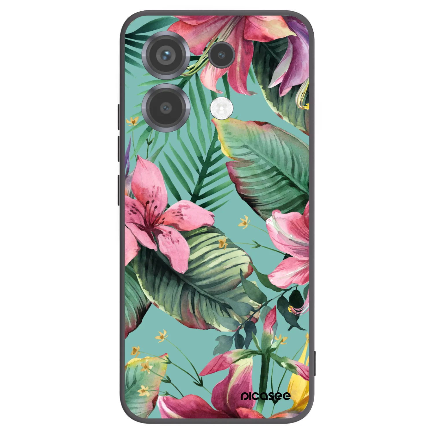 Picasee crna silikonska maskica za Xiaomi Poco X6 - Hawaii