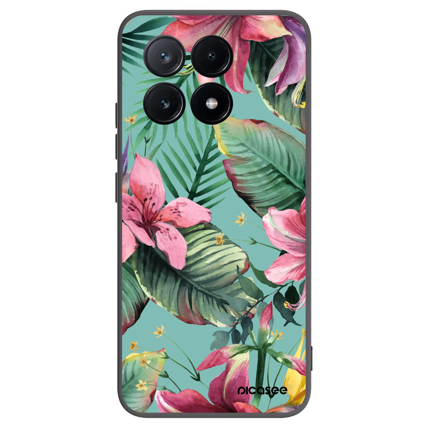 Picasee crna silikonska maskica za Xiaomi Poco X6 Pro - Hawaii