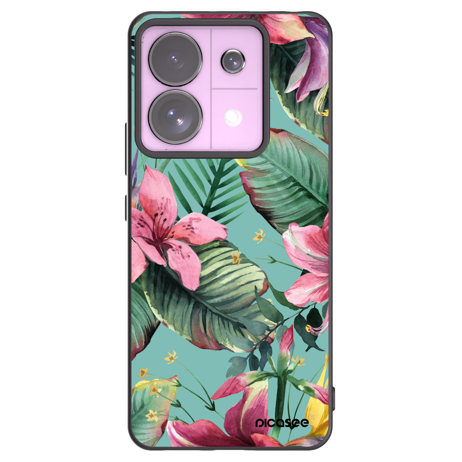 Picasee crna silikonska maskica za Xiaomi Redmi Note 13 Pro 5G - Hawaii