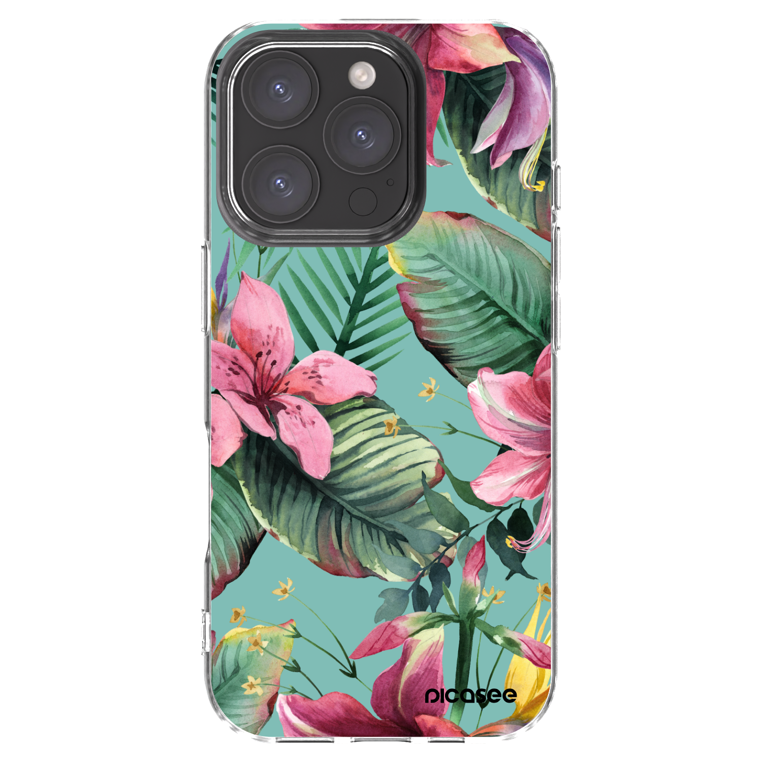 Picasee silikonska prozirna maskica za Apple iPhone 16 Pro - Hawaii