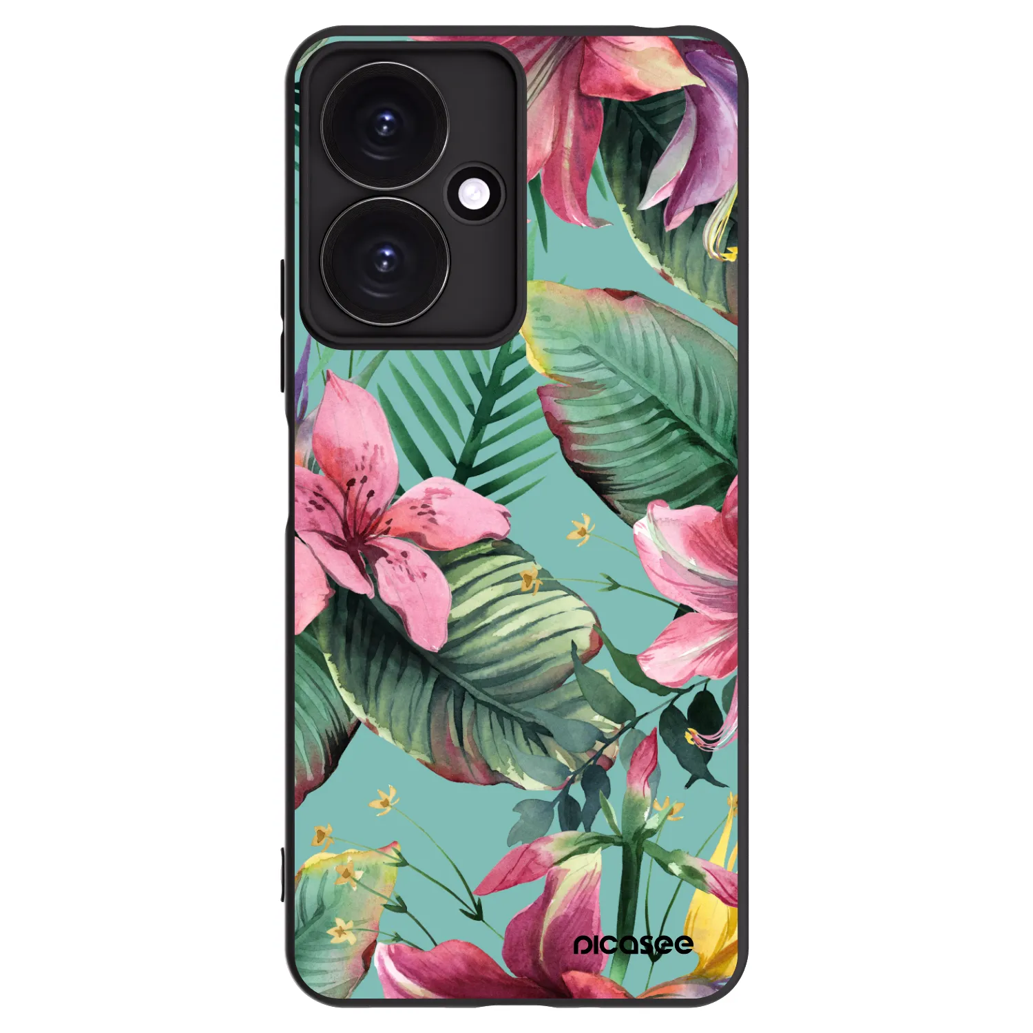 Picasee crna silikonska maskica za Xiaomi Redmi 13C 5G - Hawaii