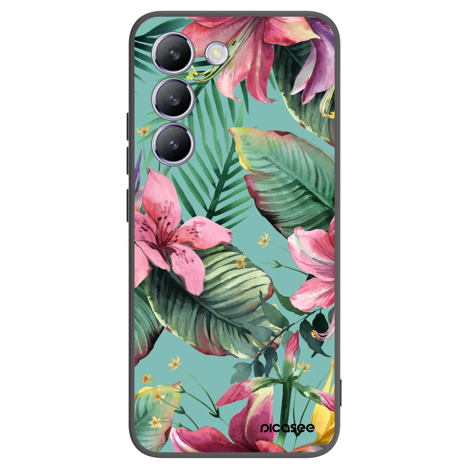 Picasee crna silikonska maskica za Vivo V40 SE 5G - Hawaii