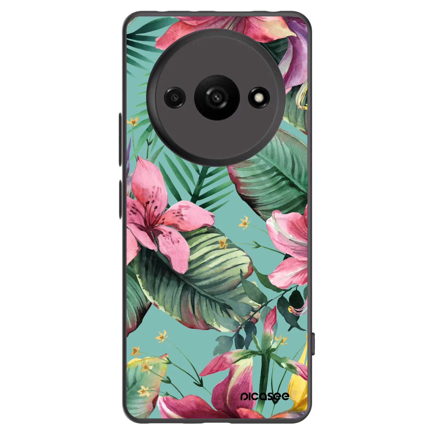 Picasee crna silikonska maskica za Xiaomi Redmi A3 - Hawaii