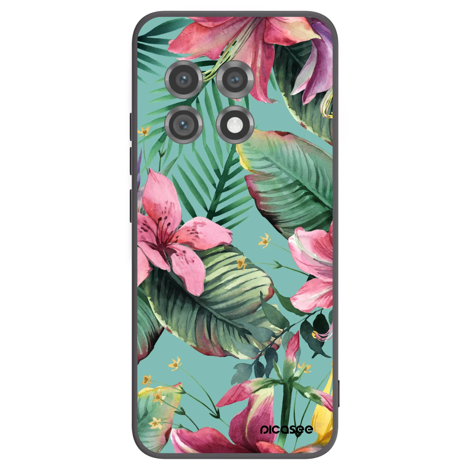 Picasee crna silikonska maskica za OnePlus 11 5G - Hawaii