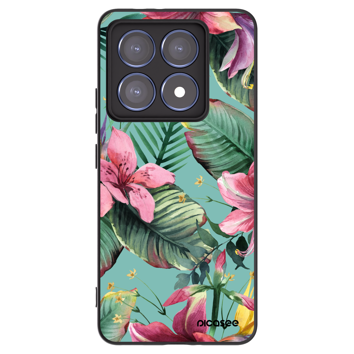 Picasee crna silikonska maskica za Xiaomi 14T Pro - Hawaii