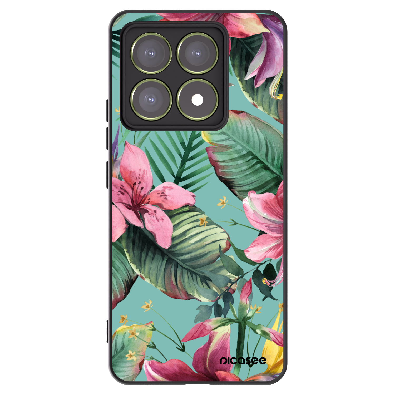 Picasee crna silikonska maskica za Xiaomi 14T - Hawaii