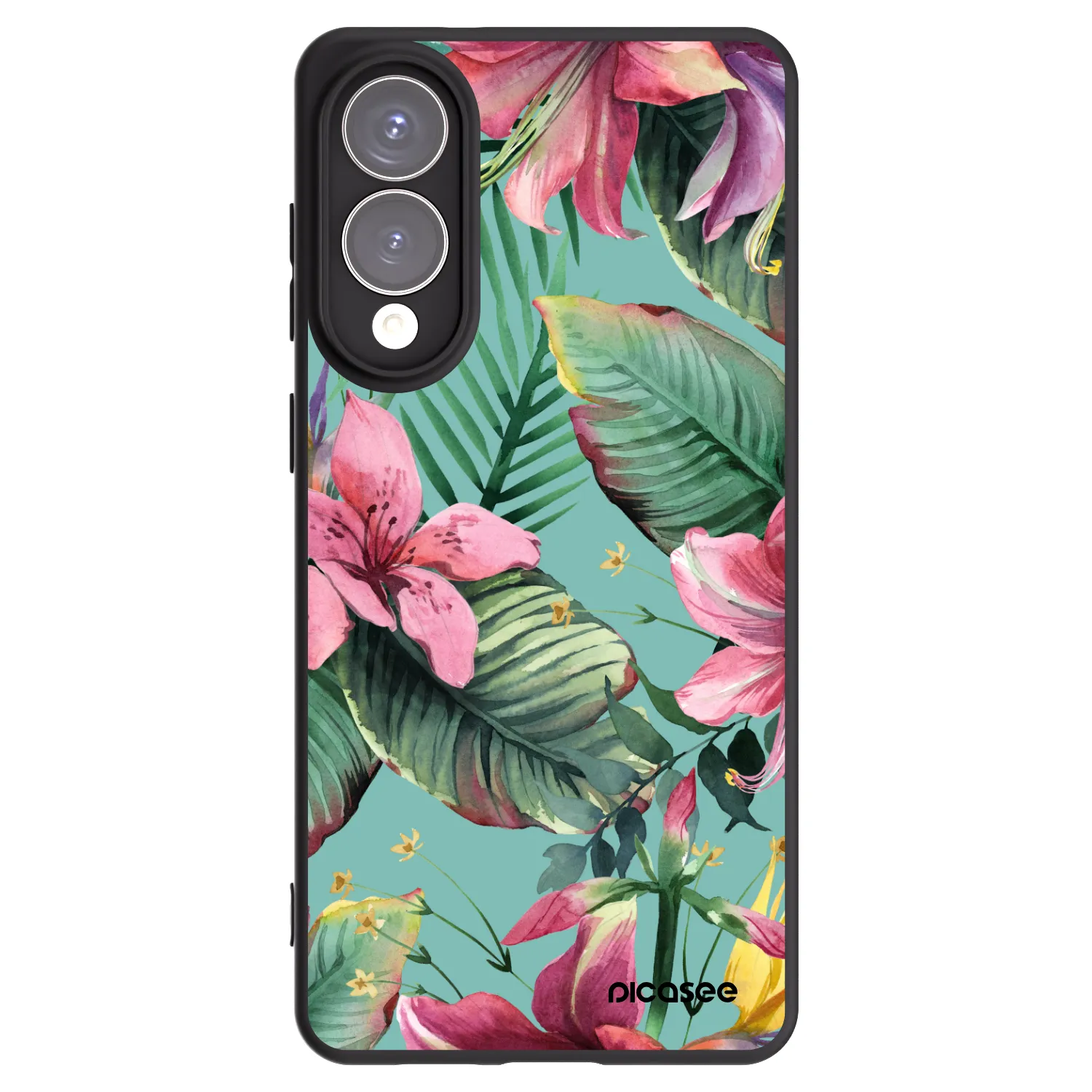 Picasee crna silikonska maskica za Samsung Galaxy S25 Edge 5G - Hawaii