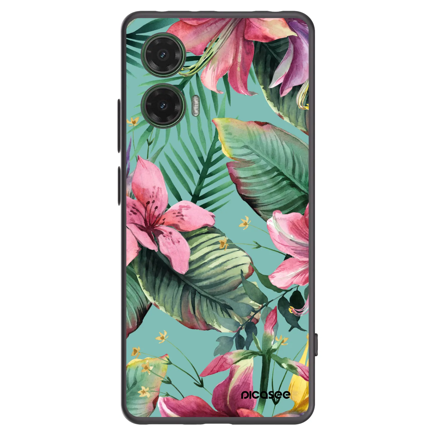 Picasee crna silikonska maskica za Motorola Moto G35 5G - Hawaii