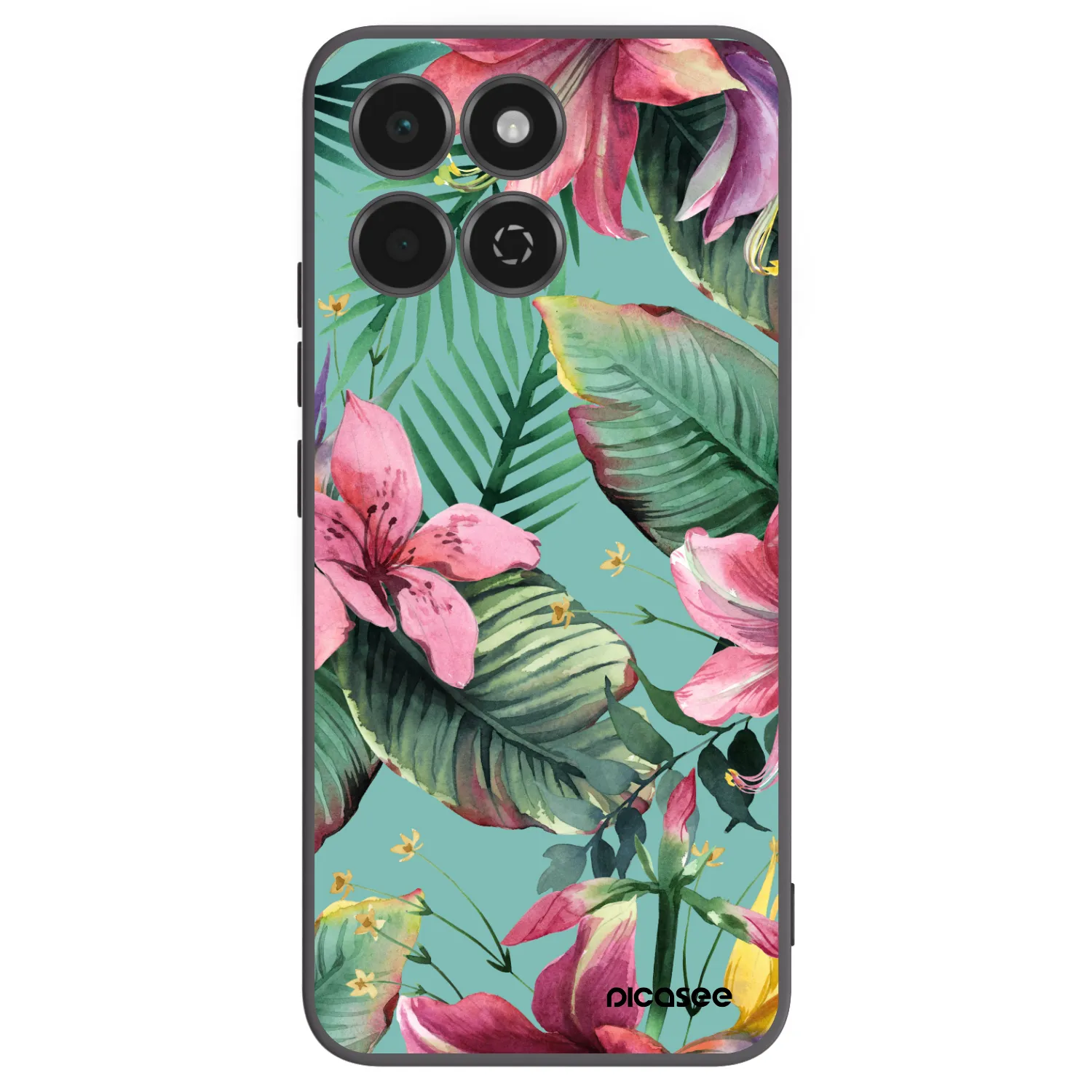 Picasee crna silikonska maskica za Honor 200 Smart 5G - Hawaii