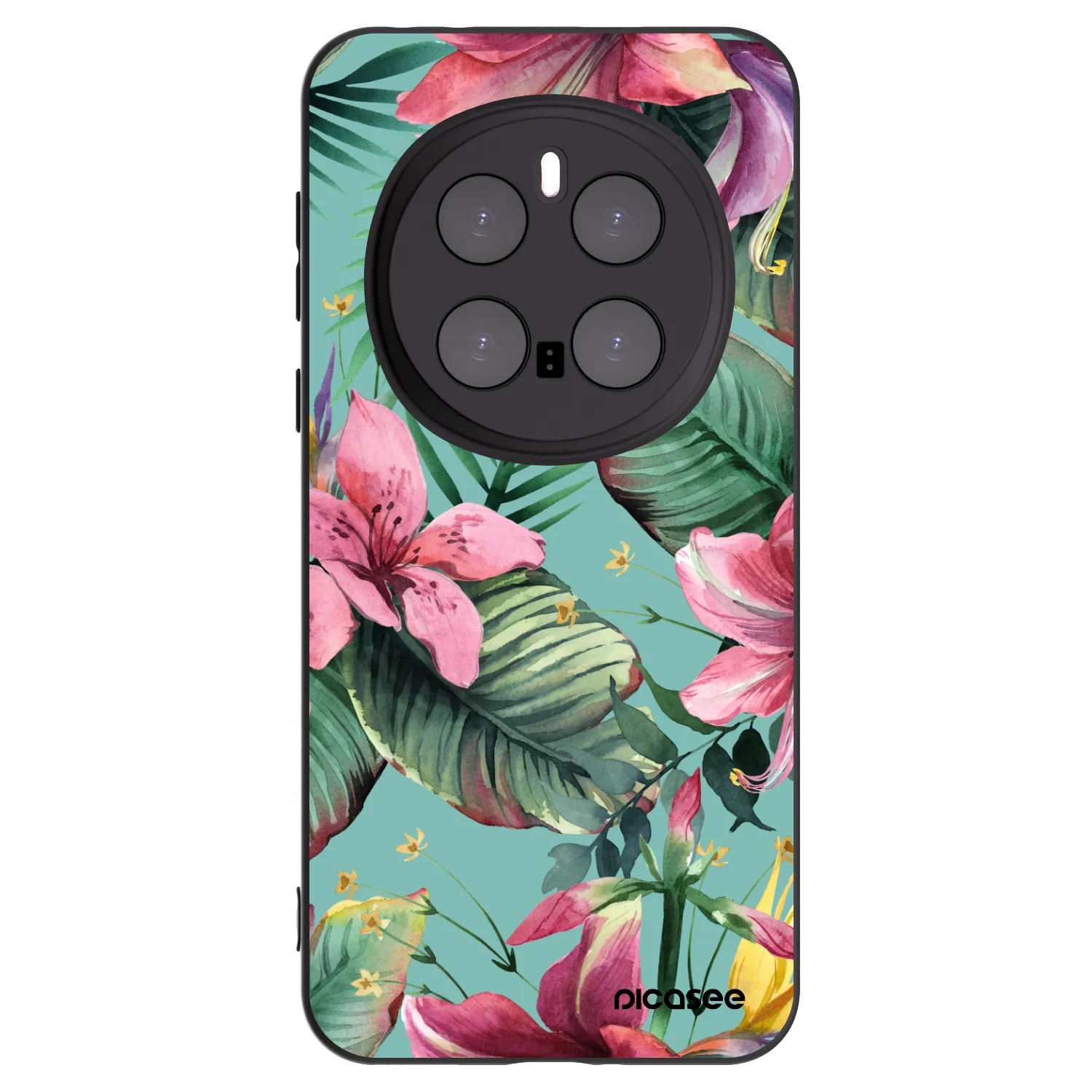 Picasee crna silikonska maskica za Honor Magic7 Pro 5G - Hawaii