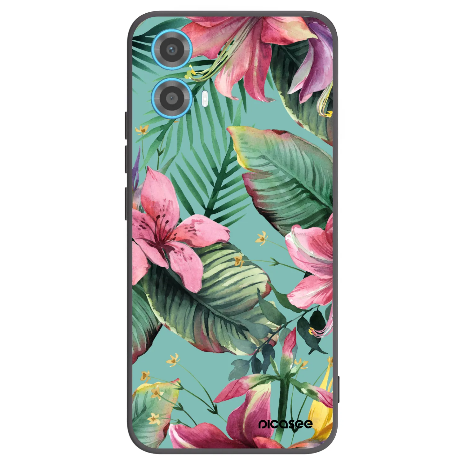 Picasee crna silikonska maskica za Motorola Moto G34 5G - Hawaii