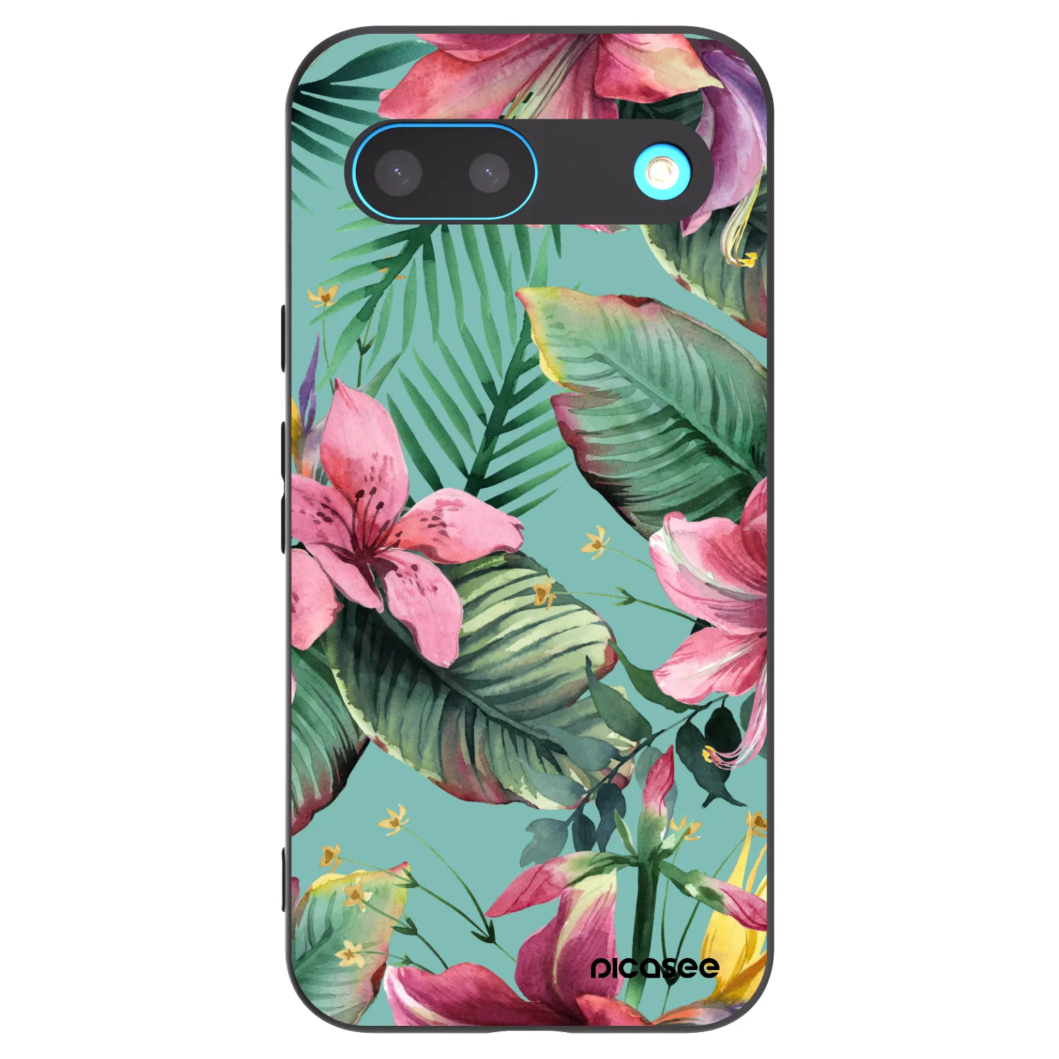 Picasee crna silikonska maskica za Google Pixel 8 - Hawaii
