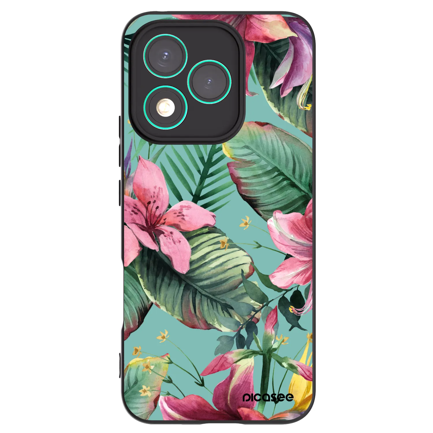 Picasee crna silikonska maskica za Honor 400 Lite 5G - Hawaii