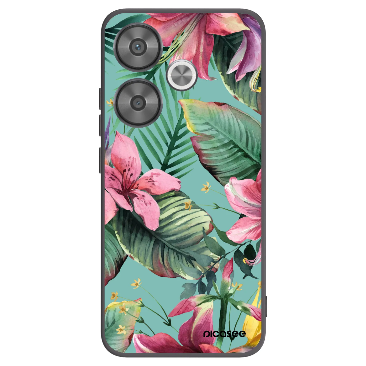 Picasee crna silikonska maskica za Xiaomi Poco F6 - Hawaii