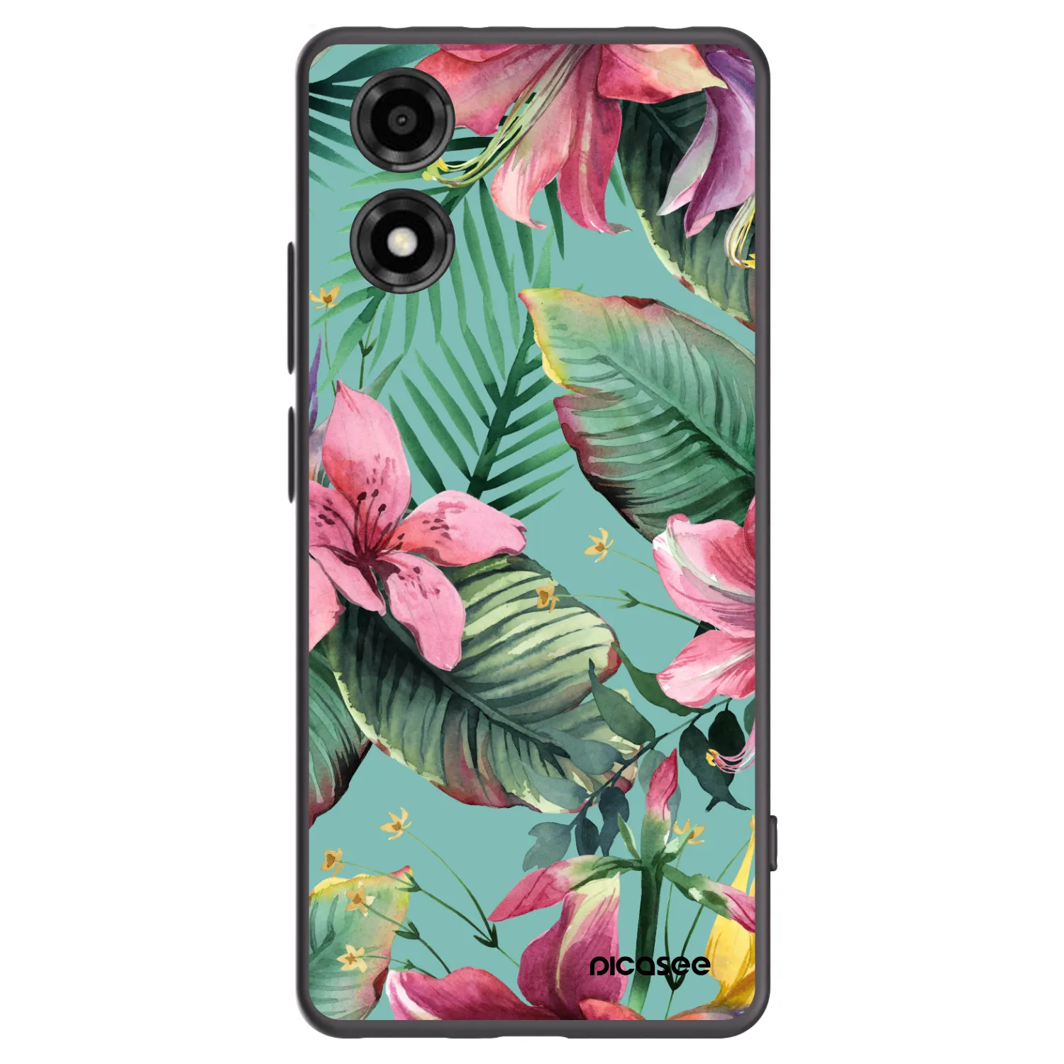 Picasee crna silikonska maskica za Motorola Moto E14 - Hawaii