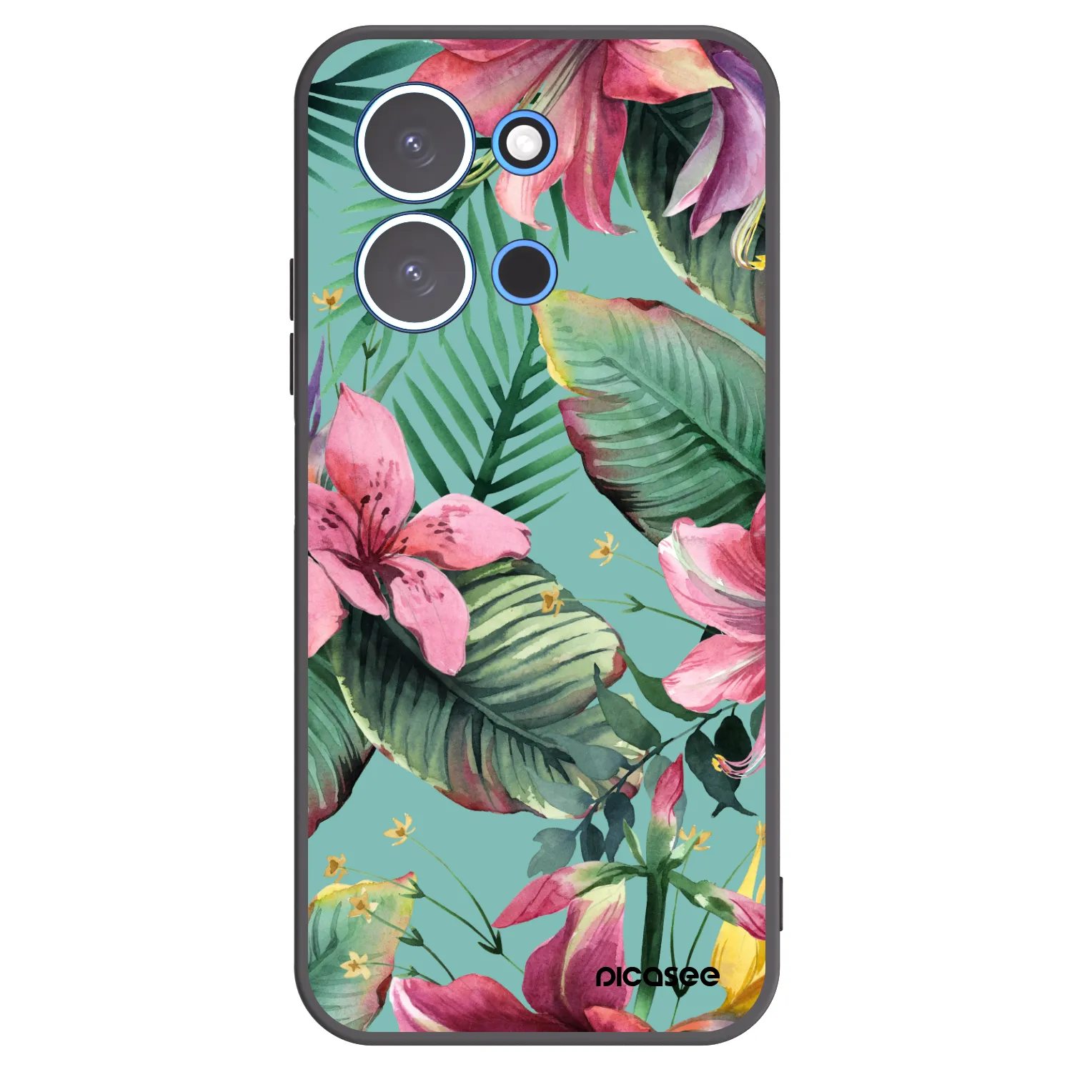 Picasee crna silikonska maskica za Xiaomi Redmi 15C 4G - Hawaii