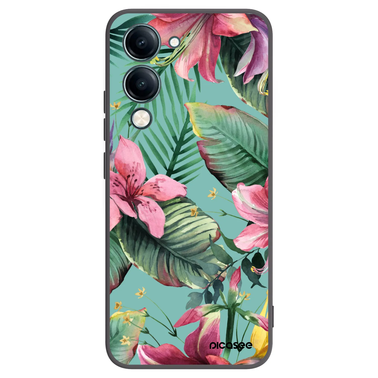 Picasee crna silikonska maskica za Vivo Y29s 5G - Hawaii