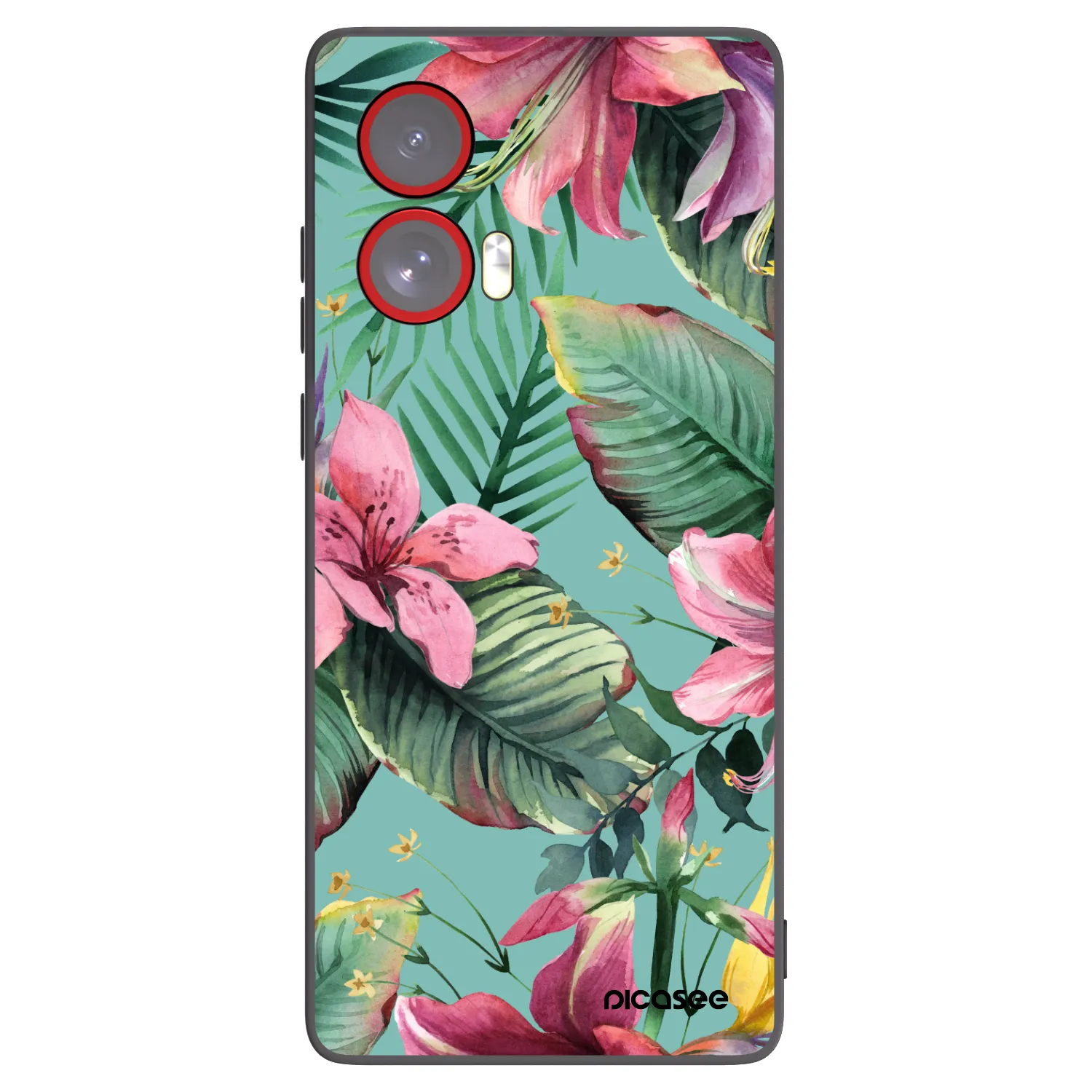 Picasee crna silikonska maskica za Motorola Edge 50 Fusion - Hawaii