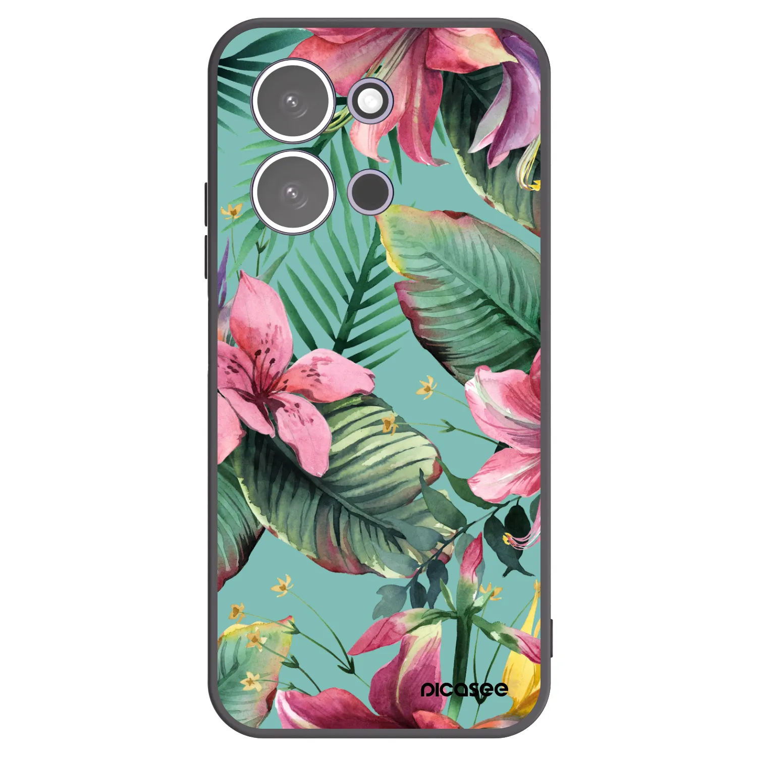 Picasee crna silikonska maskica za Xiaomi Redmi 15C 5G - Hawaii