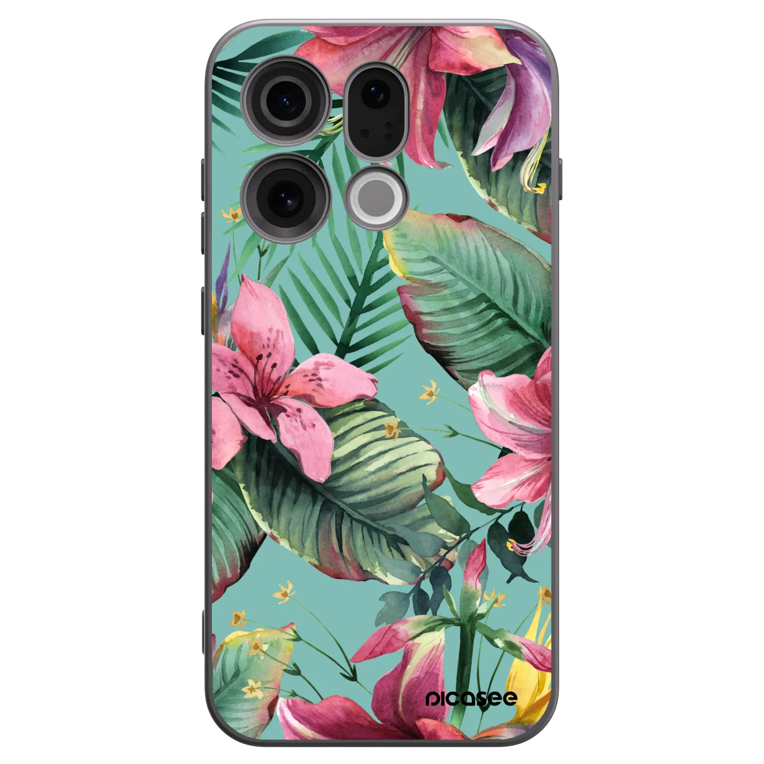 Picasee crna silikonska maskica za OPPO Find X9 - Hawaii