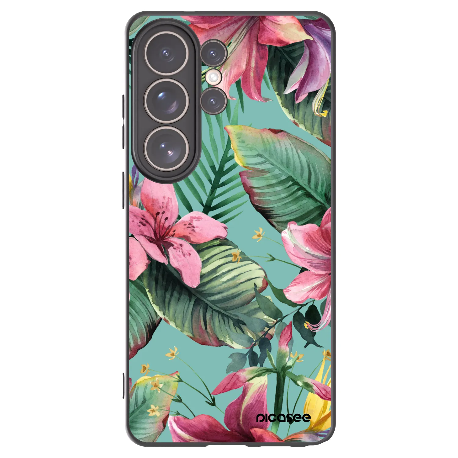 Picasee crna silikonska maskica za Samsung Galaxy S26 Ultra - Hawaii