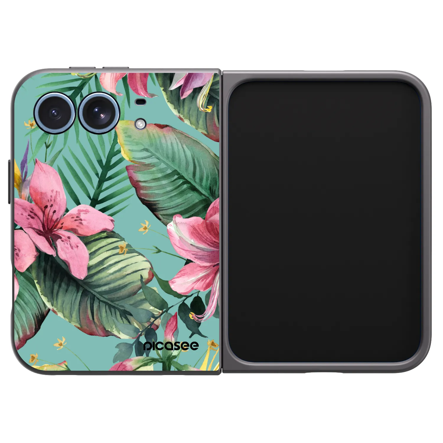 Picasee crna silikonska maskica za Apple iPhone Ultra - Hawaii