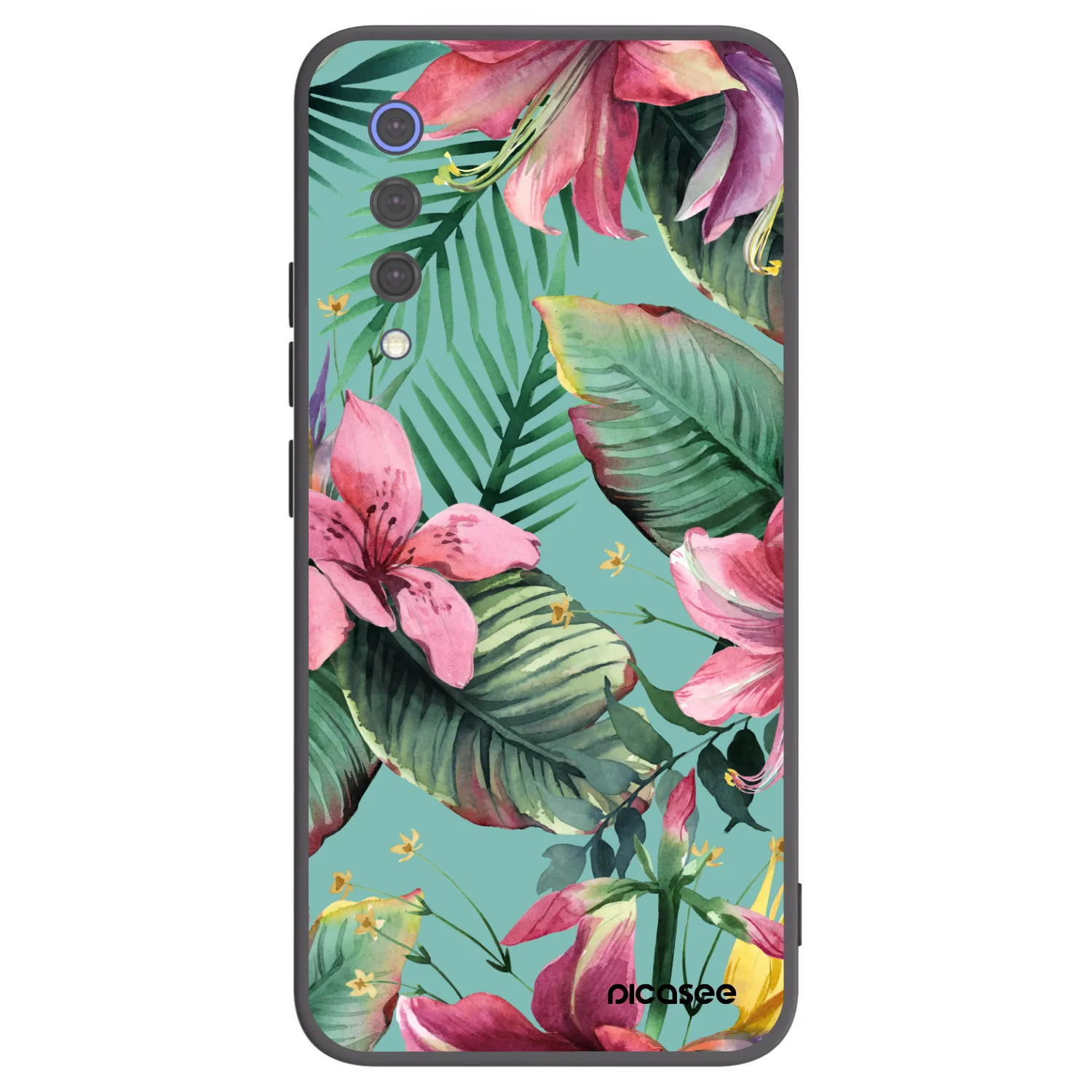 Picasee crna silikonska maskica za Xiaomi Mi 9 SE - Hawaii