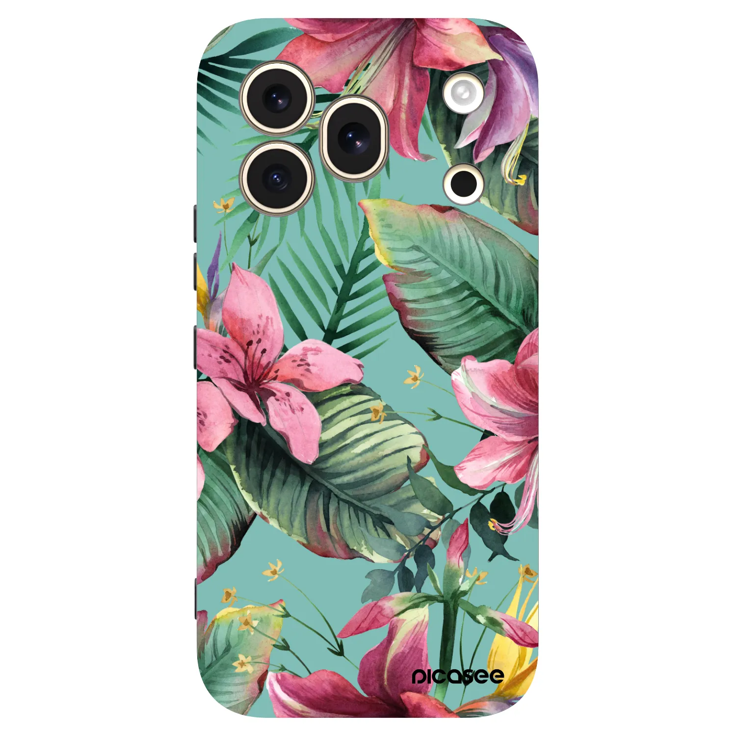 Picasee crna silikonska maskica za Honor 600 Pro - Hawaii