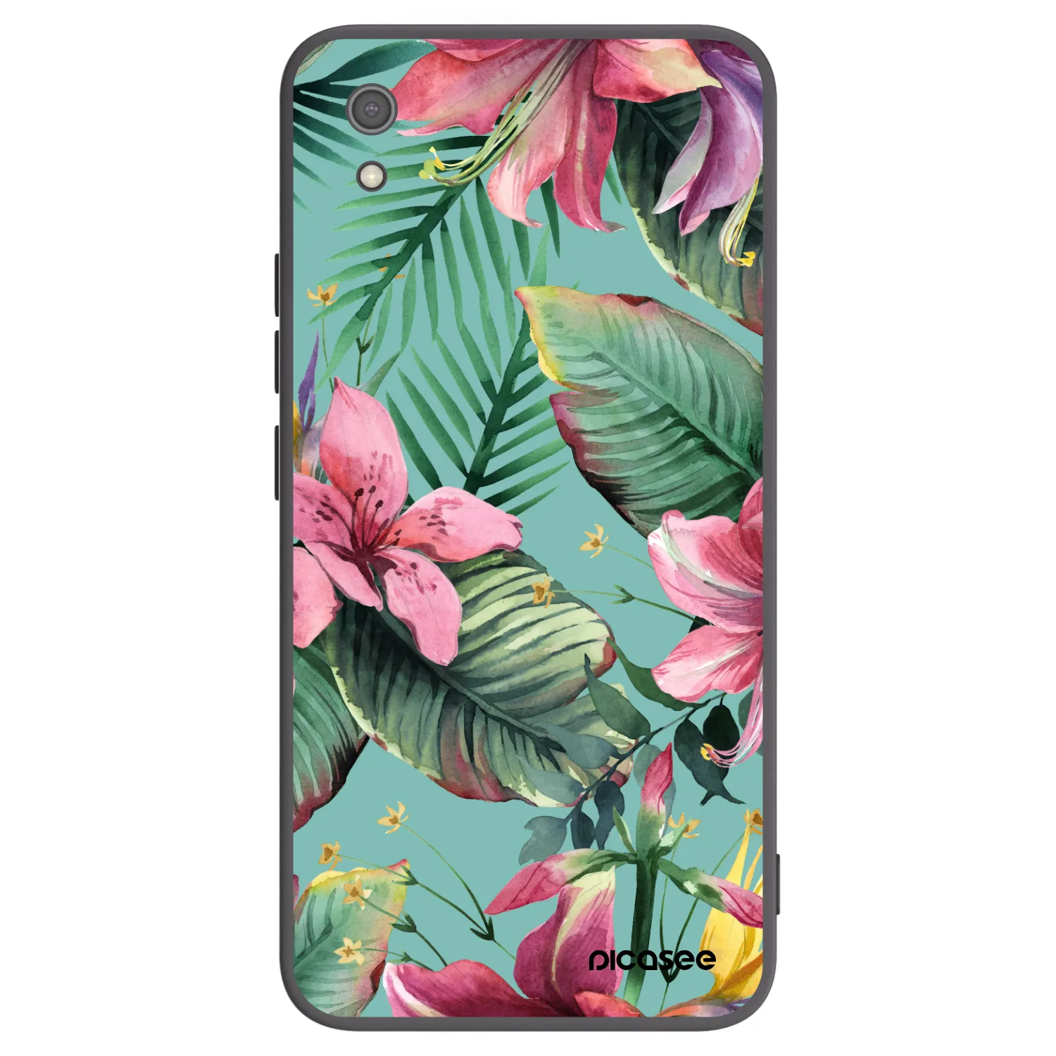 Picasee crna silikonska maskica za Xiaomi Redmi 7A - Hawaii