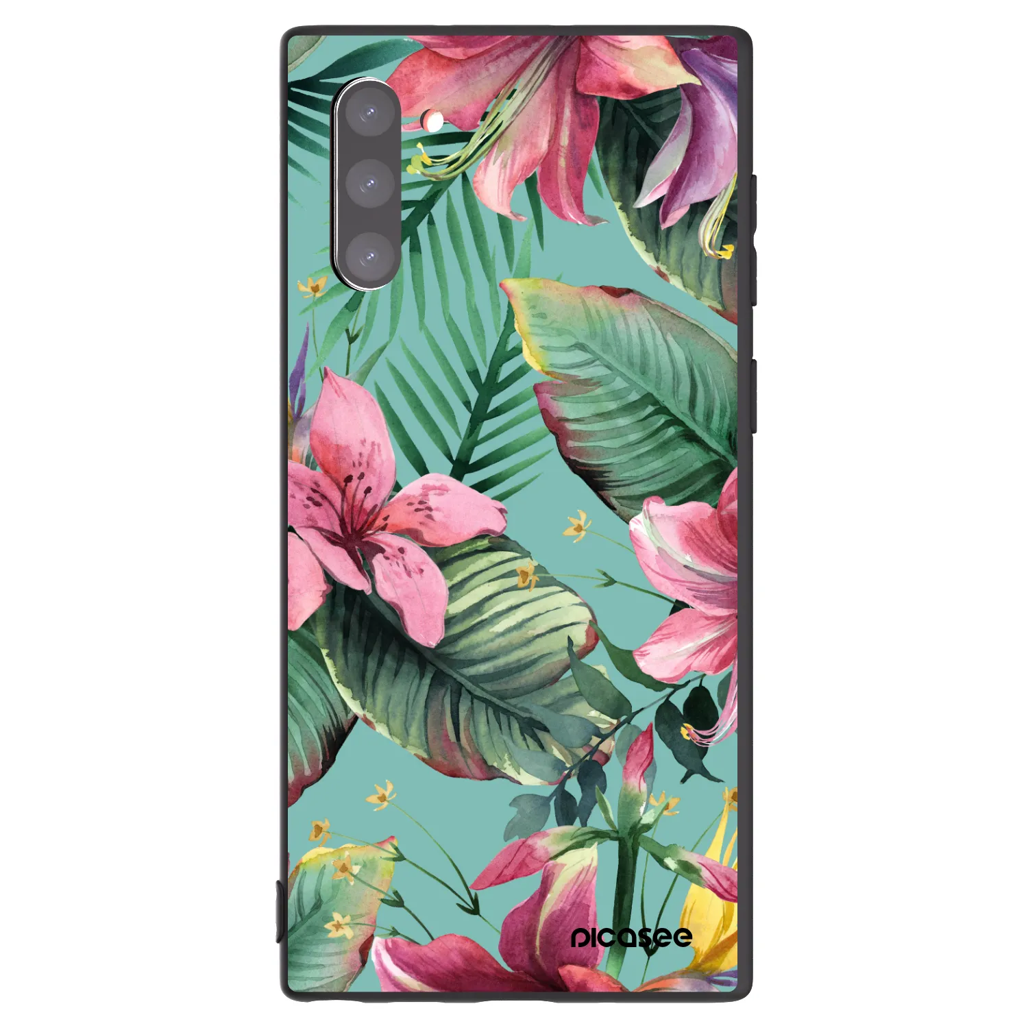 Picasee crna silikonska maskica za Samsung Galaxy Note 10 N970F - Hawaii