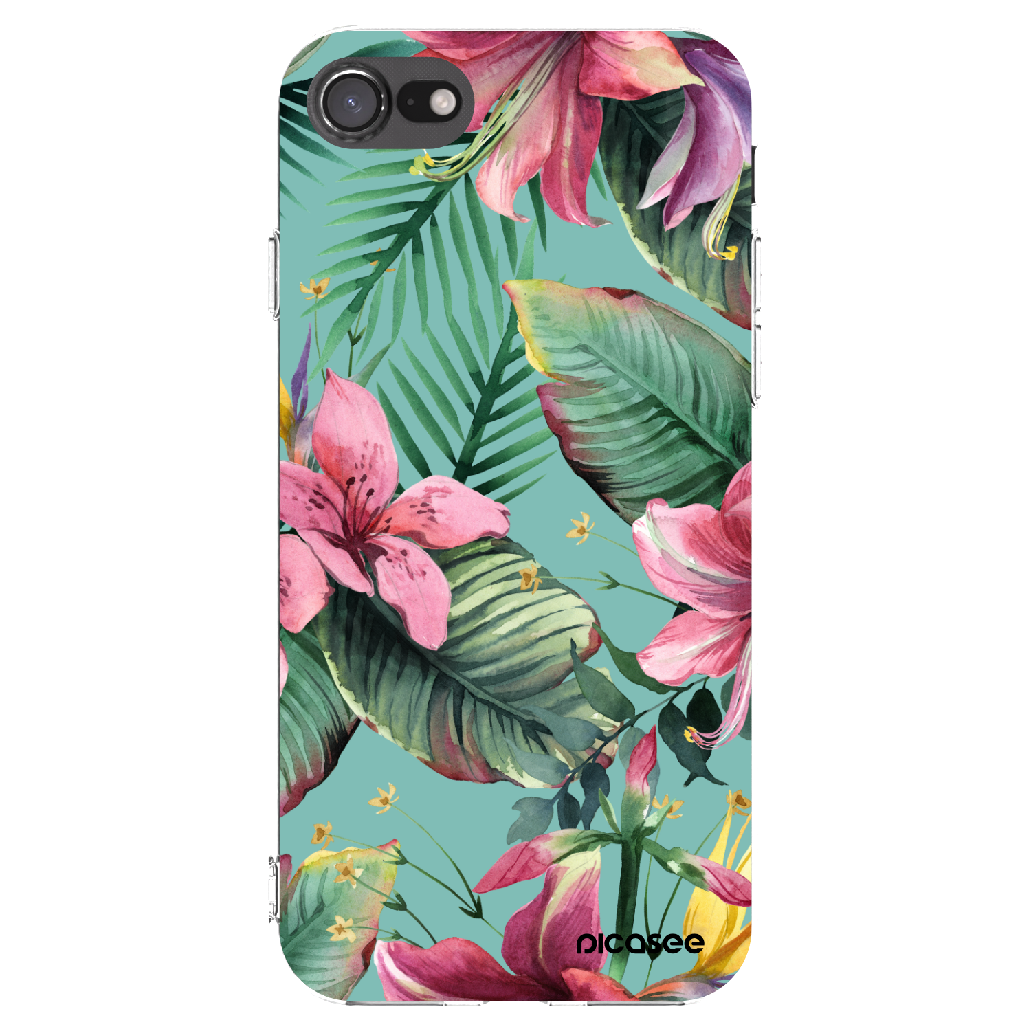 Picasee silikonska prozirna maskica za Apple iPhone 8 - Hawaii