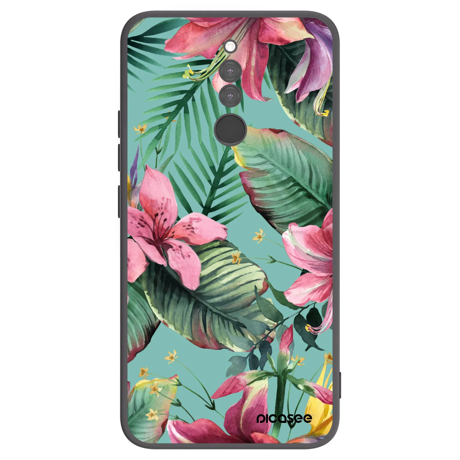Picasee crna silikonska maskica za Xiaomi Redmi 8 - Hawaii