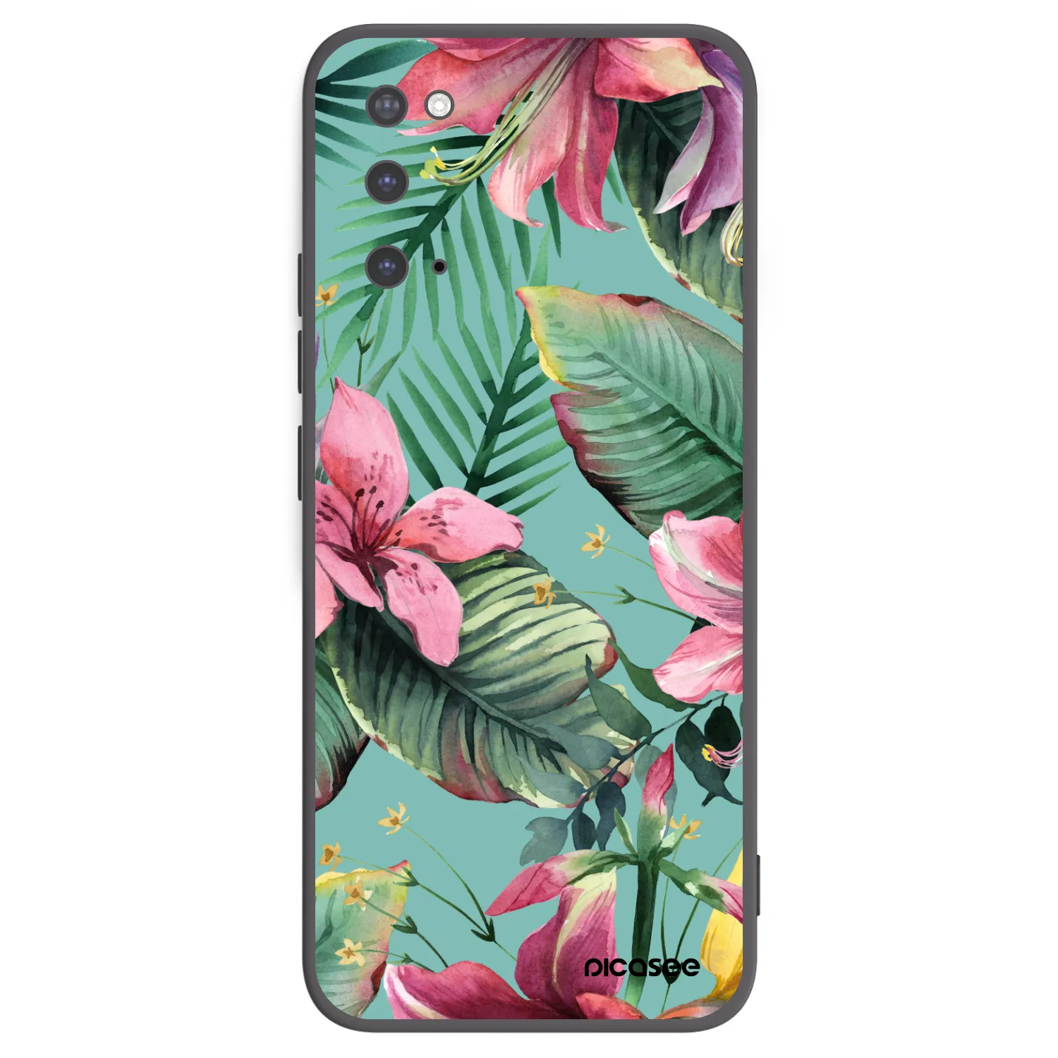 Picasee crna silikonska maskica za Samsung Galaxy S20 G980F - Hawaii