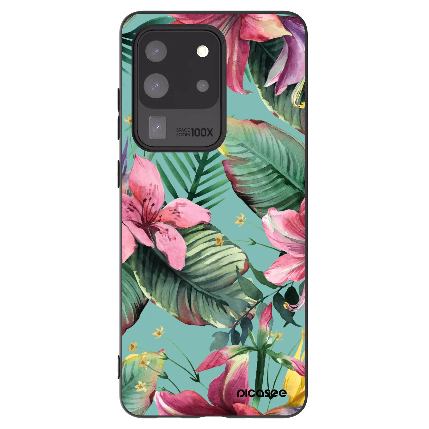 Picasee crna silikonska maskica za Samsung Galaxy S20 Ultra 5G G988F - Hawaii