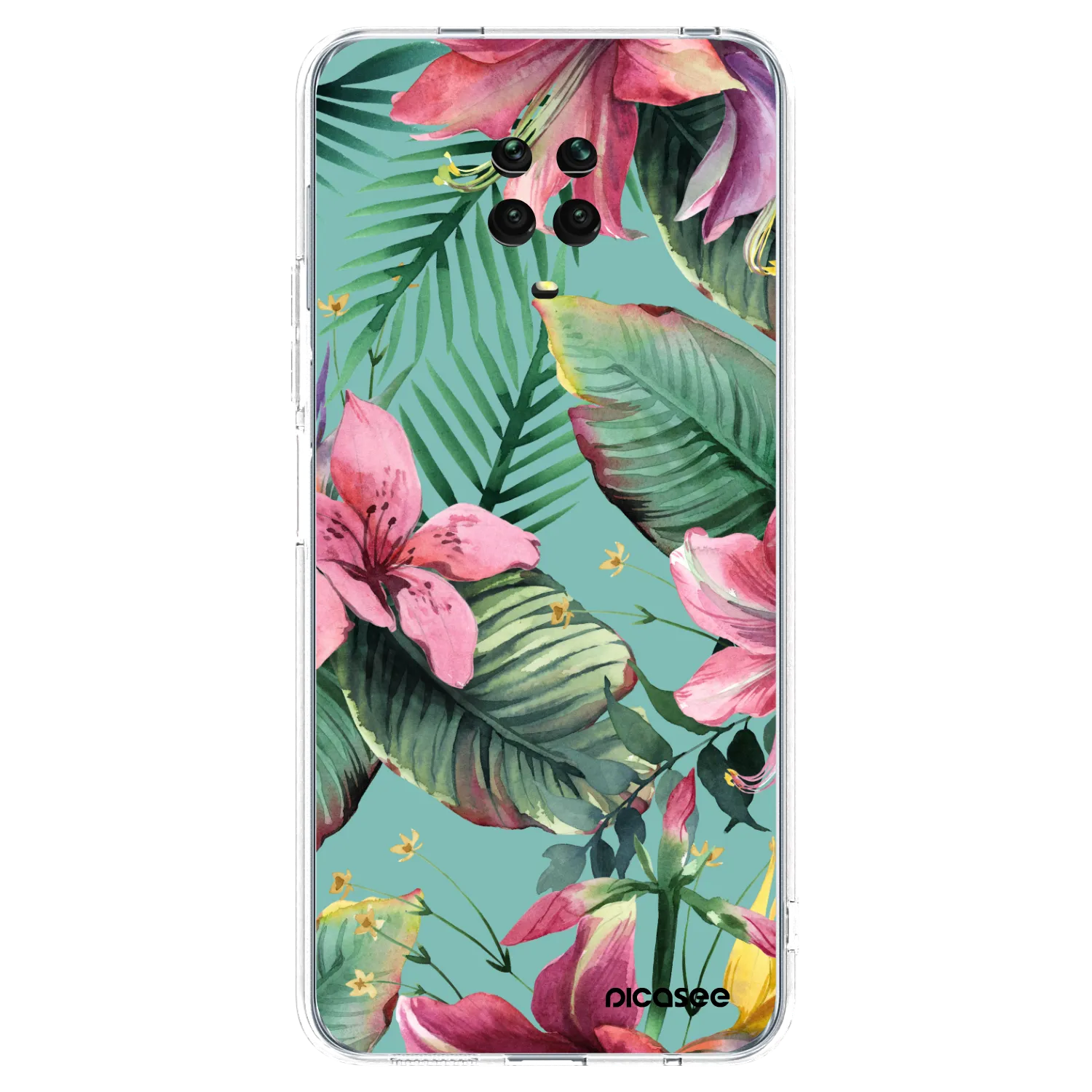 Picasee silikonska prozirna maskica za Xiaomi Redmi Note 9S - Hawaii