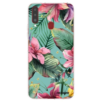 Picasee silikonska prozirna maskica za Samsung Galaxy A20s - Hawaii