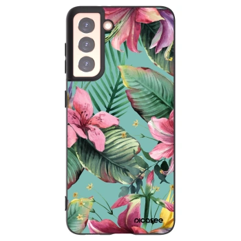 Picasee crna silikonska maskica za Samsung Galaxy S21 5G G991B - Hawaii