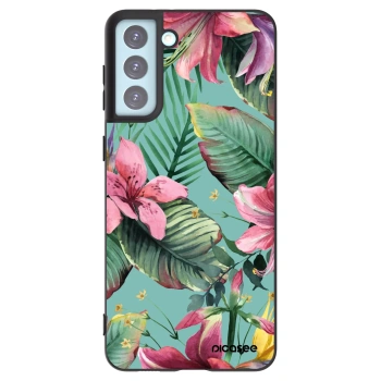 Picasee crna silikonska maskica za Samsung Galaxy S21+ 5G G996F - Hawaii