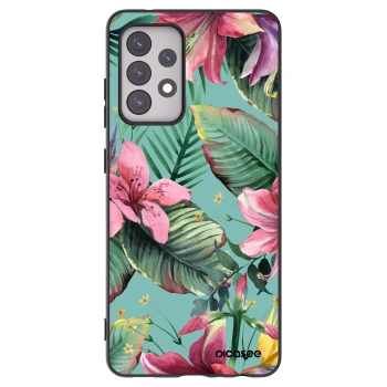 Picasee crna silikonska maskica za Samsung Galaxy A52 5G A525F - Hawaii