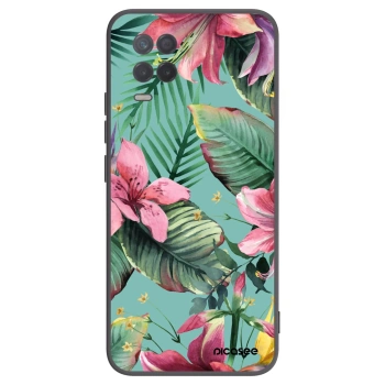 Picasee crna silikonska maskica za Realme 8 5G - Hawaii