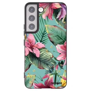 Picasee crna silikonska maskica za Samsung Galaxy S22 5G - Hawaii