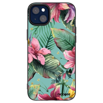 Picasee crna silikonska maskica za Apple iPhone 14 Plus - Hawaii