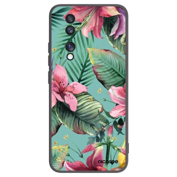 Picasee crna silikonska maskica za Honor 70 - Hawaii