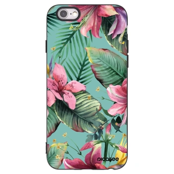 Picasee crna silikonska maskica za Apple iPhone 6/6S - Hawaii