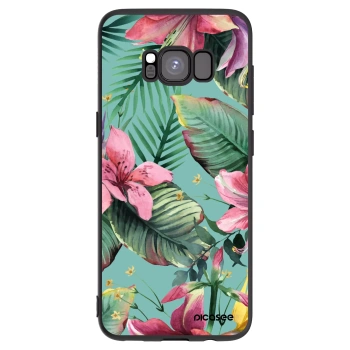 Picasee crna silikonska maskica za Samsung Galaxy S8 G950F - Hawaii